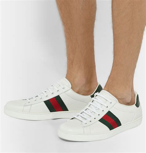 gucci white sneakers 251843|Gucci white sneakers for men.